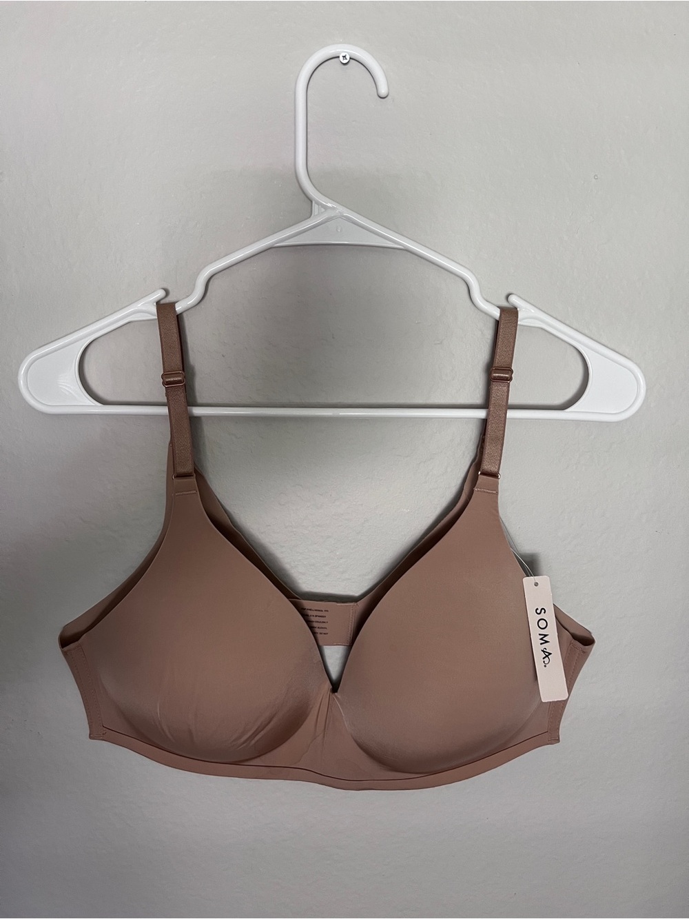 Soma Vanishing 360 Wireless Bra Warm Amber Size 38B New with Tags